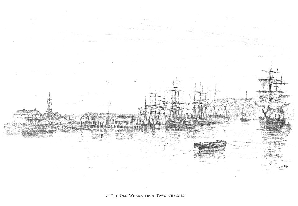 DURBAN (1891)079 The Old Warf, from Town Channel