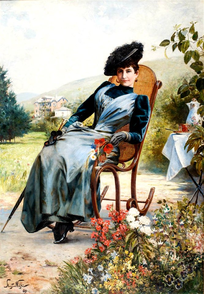 Stanisław Wolski - Portret damy