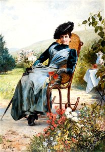 Stanisław Wolski - Portret damy