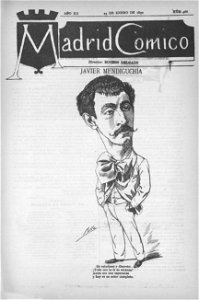1892-01-23, Madrid Cómico, Javier Mendiguchía, Cilla