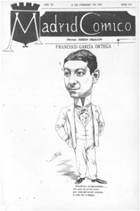 1891-02-14, Madrid Cómico, Francisco García Ortega, Cilla