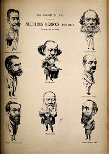 1892-10-02, Blanco y Negro, Los hombres del día, Nuestros médicos (primera serie), Cilla