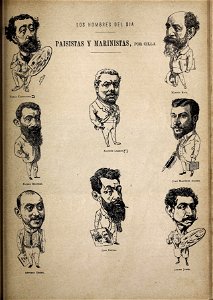 1892-10-23, Blanco y Negro, Los hombres del día. Paisistas y marinistas, Cilla