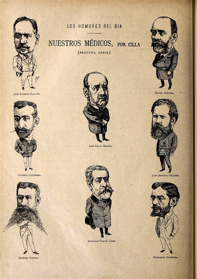 1892-12-04, Blanco y Negro, Los hombres del día, Nuestros médicos (segunda serie), Cilla