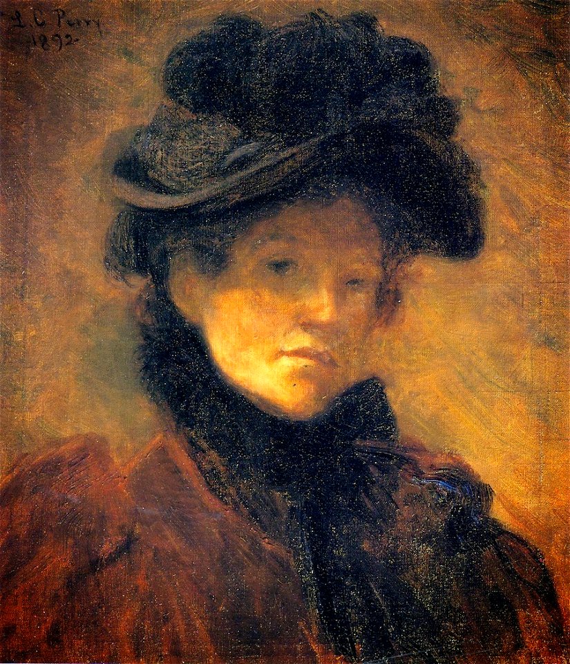 Lilla Cabot Perry, 1892 - Self Portrait