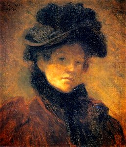 Lilla Cabot Perry, 1892 - Self Portrait