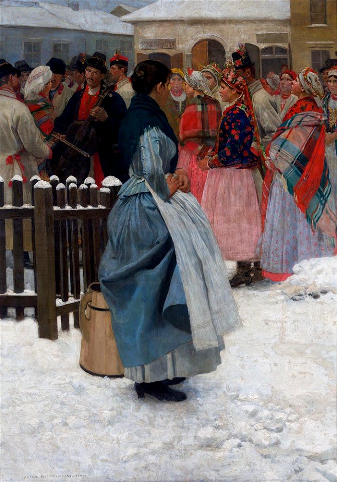 Antoni Piotrowski - Wesele idzie! 1891