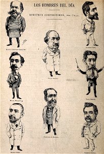 1892-02-21, Blanco y Negro, Los hombres del día, Nuestros compositores, Cilla