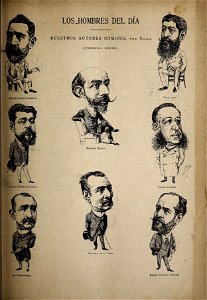 1892-04-24, Blanco y Negro, Los hombres del día, Nuestros autores cómicos (primera serie), Cilla
