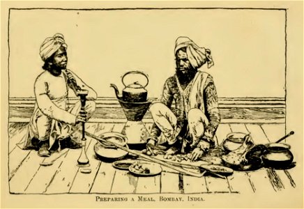 SMITH(1893) 03 Preaparing a meal, Bombay