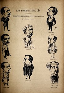 1892-08-14, Blanco y Negro, Los hombres del día, Nuestros primeros actores (primera parte), Cilla