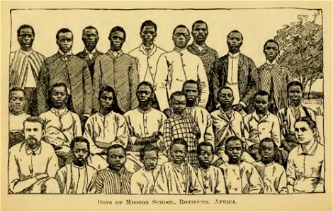 SMITH(1893) 20 Boys of Mission School. Rotifunk, Sierra Leone