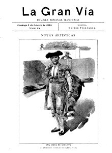 1893-10-08, La Gran Vía, Una larga de Guerrita, Daniel Perea