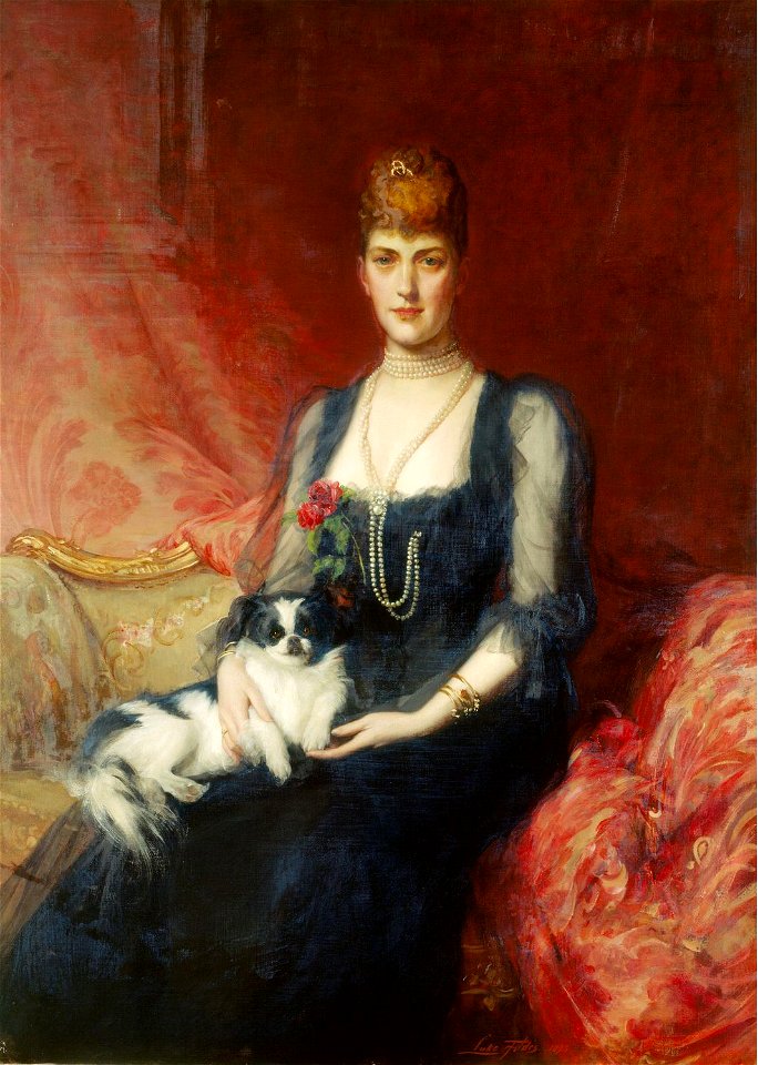 Queen Alexandra, when Princess of Wales - Fildes 1893