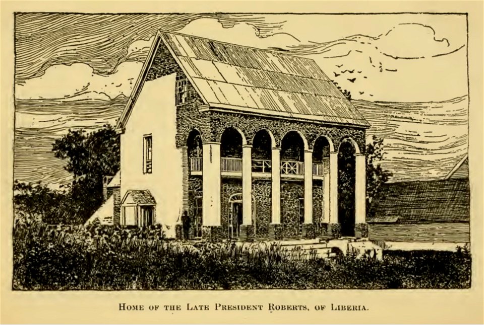 SMITH(1893) 13 Home of the late President Robets, of Liberia