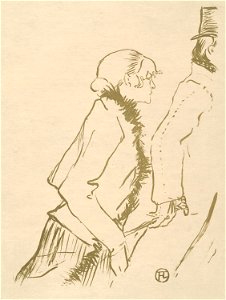 1893 lithograph by de Toulouse-Lautrec - Pauvre pierreuse!