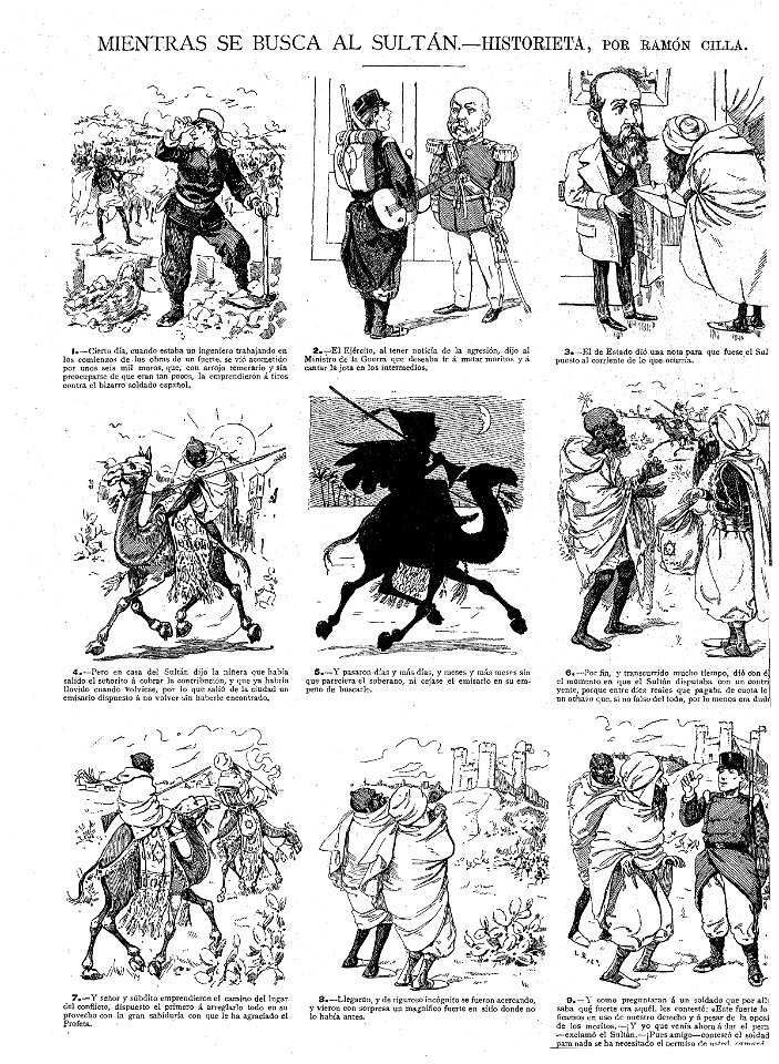 1893-10-15, La Gran Vía, Mientras se busca al sultán, Cilla