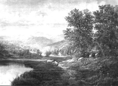 Aaron Allan Edson (1846-88) - A Scene in the White Mountains - RCIN 404829 - Royal Collection