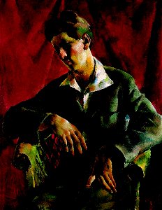 Aba-Novák Portrait of József Hanák 1922