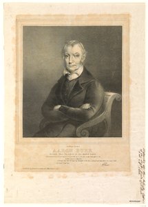 Aaron Burr. Second Vice-President of the United States LCCN2003681603