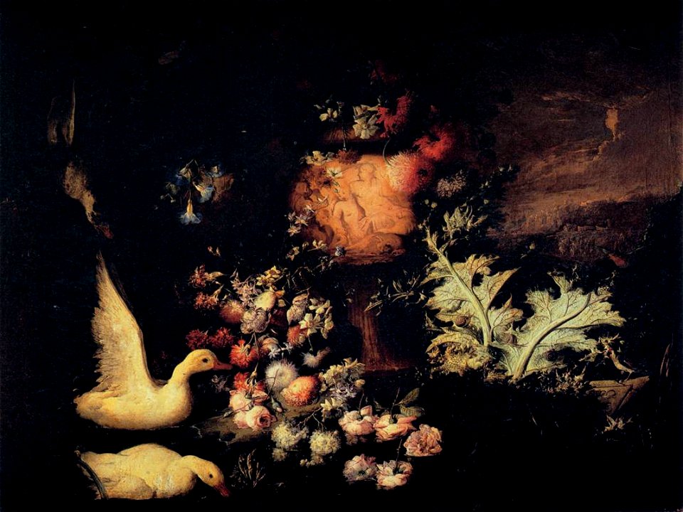 Abate Andrea Belvedere - Flowers and Ducks - WGA01850