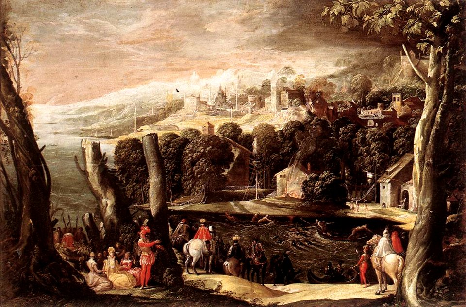 ABBATE, Niccol^ dell' - Stag Hunt - WGA