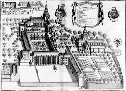 Abbaye CORBIE FRANCE 1677