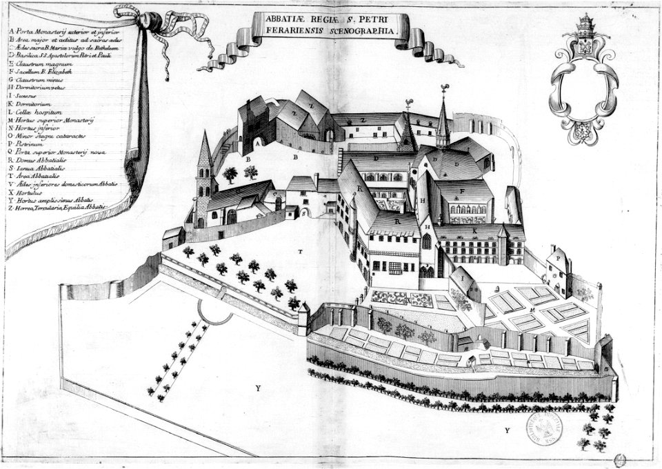 Abbaye de Ferrières dans Monasticon Gallicanum