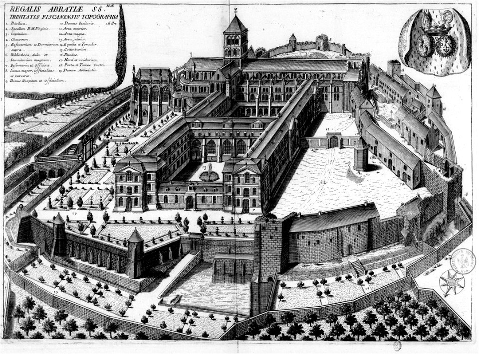 Abbaye de la Trinité de Fécamp dans Monasticon Gallicanum