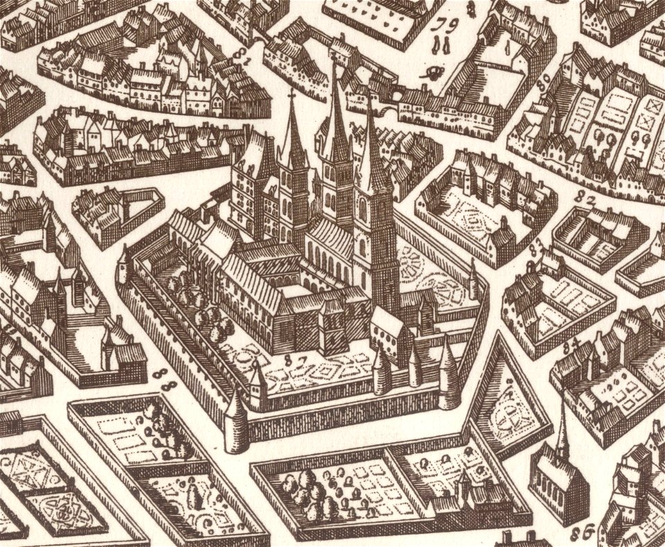 Abbaye de Saint-Germain-des-Prés in 1618