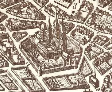 Abbaye de Saint-Germain-des-Prés in 1618