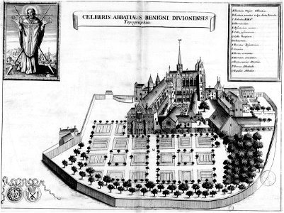 Abbaye Saint-Bénigne de Dijon dans Monasticon Gallicanum