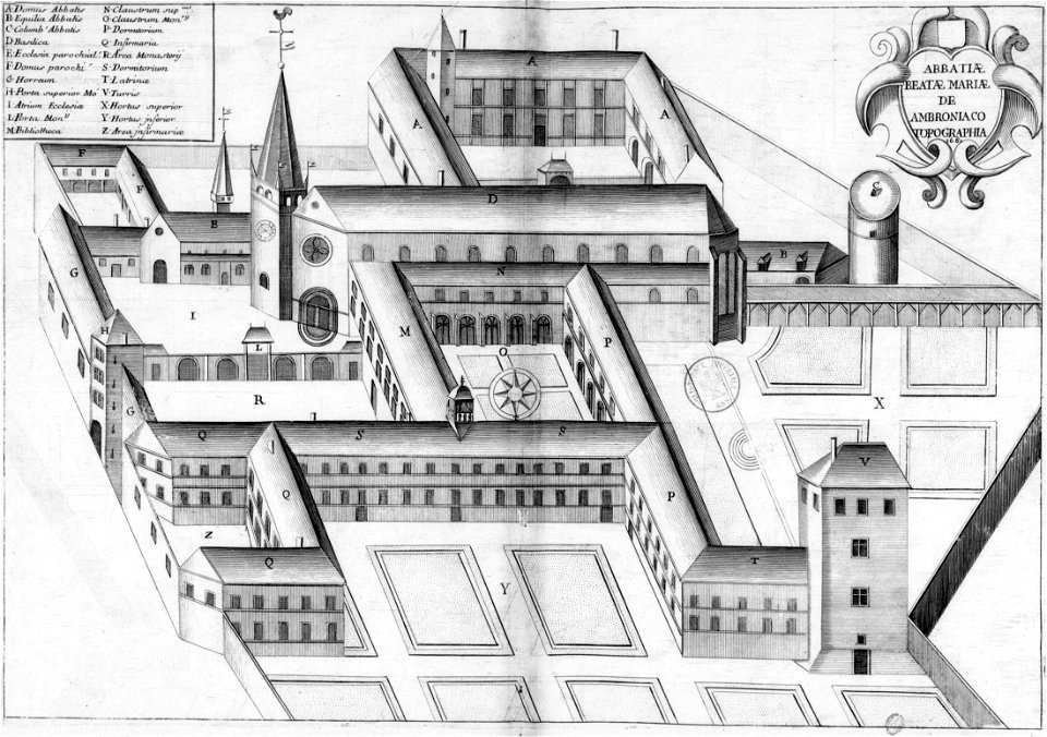 Abbaye Ambronay dans Monasticon Gallicanum