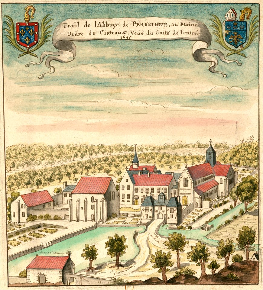 Abbaye de perseigne boudan gaignières