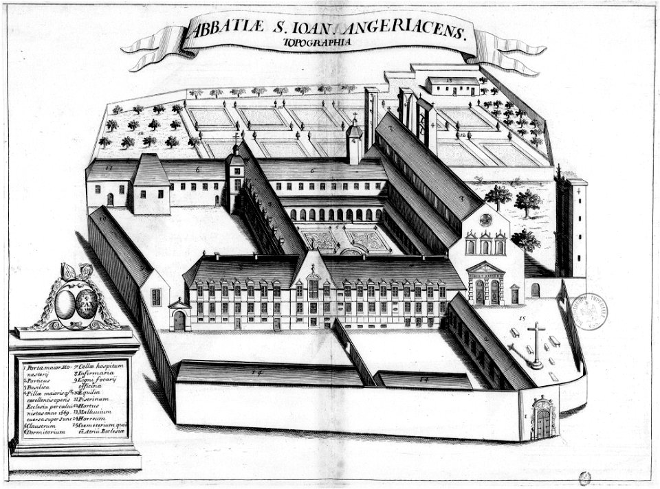 Abbaye de Saint-Jean-d'Angély dans Monasticon Gallicanum