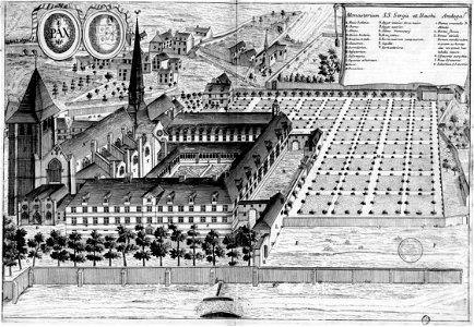 Abbaye Saint-Serge d'Angers dans Monasticon Gallicanum