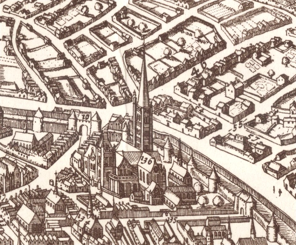 Abbaye Sainte-Geneviève de Paris in 1618