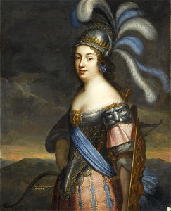 Anne de La Grange-Trianon, comtesse de Frontenac. Free illustration for personal and commercial use.