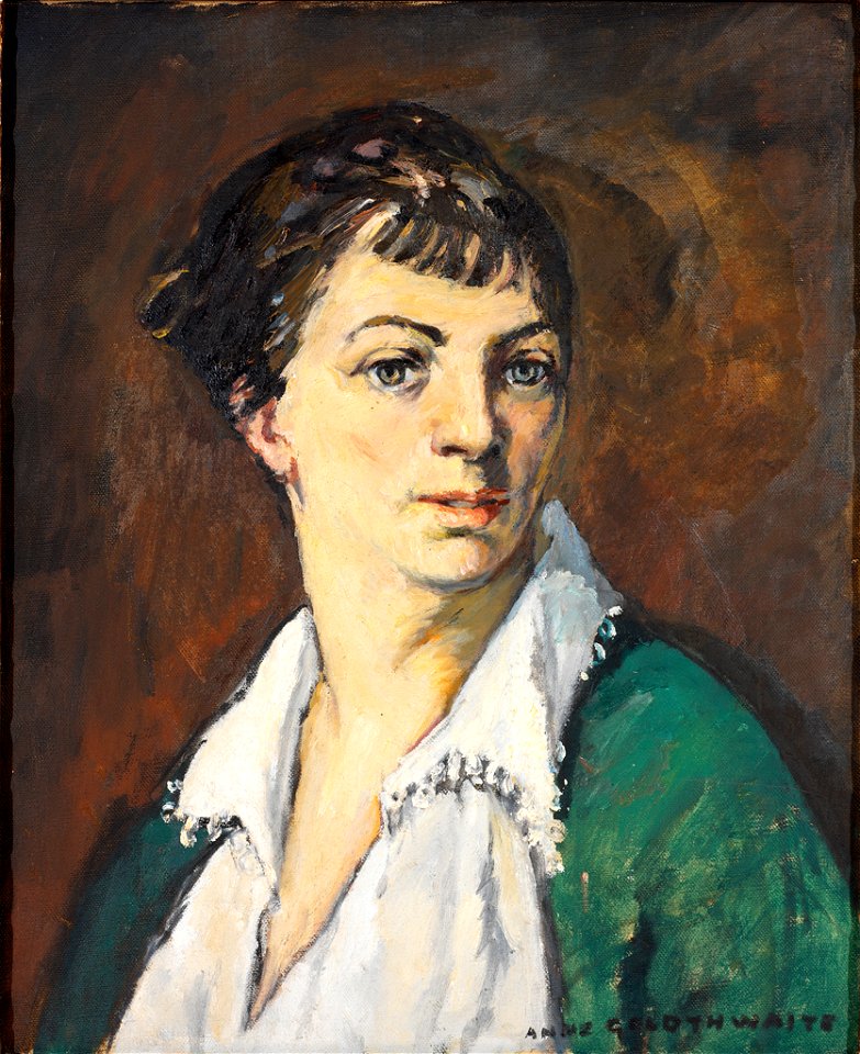 Anne Goldthwaite - Self-Portrait - 20.395 - Rhode Island School of Design Museum