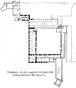 Abbaye st nicaise deuxième etage bmr 16 en 1660