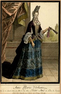 Anne Marie d'Orléans while Duchess of Savoy by L Mariette