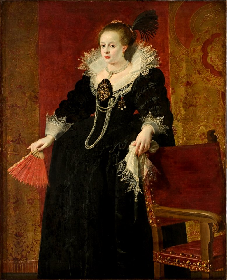 Anne of Austria, Consort of Emperor Mathias (Gaspar de Crayer) - Nationalmuseum - 17411