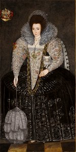 Anne Russell Lady Herbert later Countess of Worcester. Free illustration for personal and commercial use.