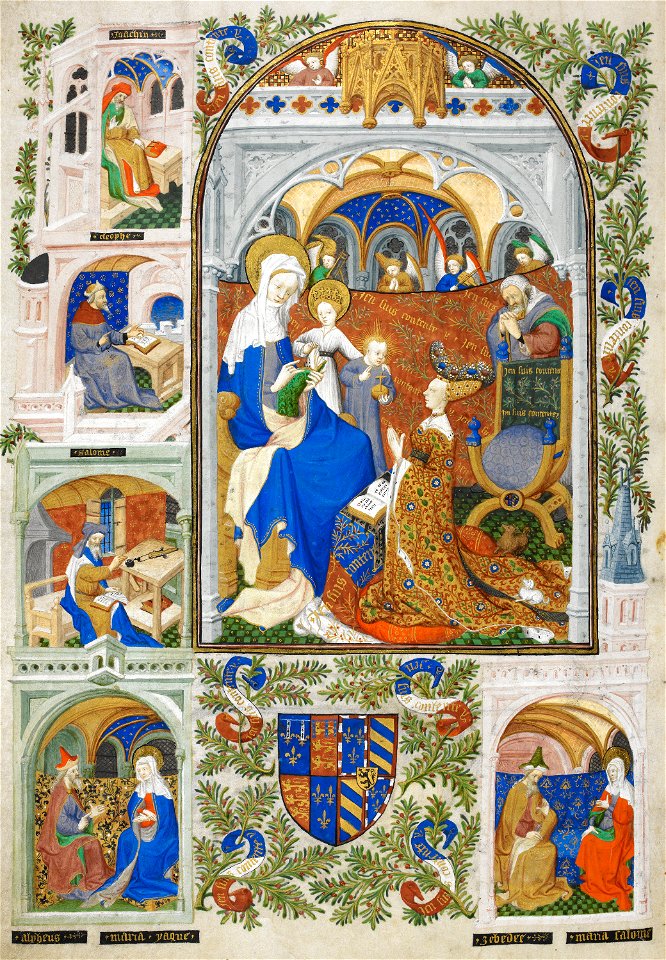 Anne, Duchess of Bedford - British Library Add MS 18850 f257v