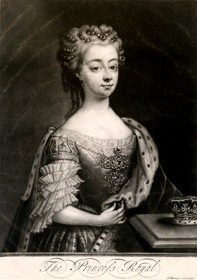 Anne, The Princess Royal, (1709-1759), eldest Daughter of George II, King of England P6820