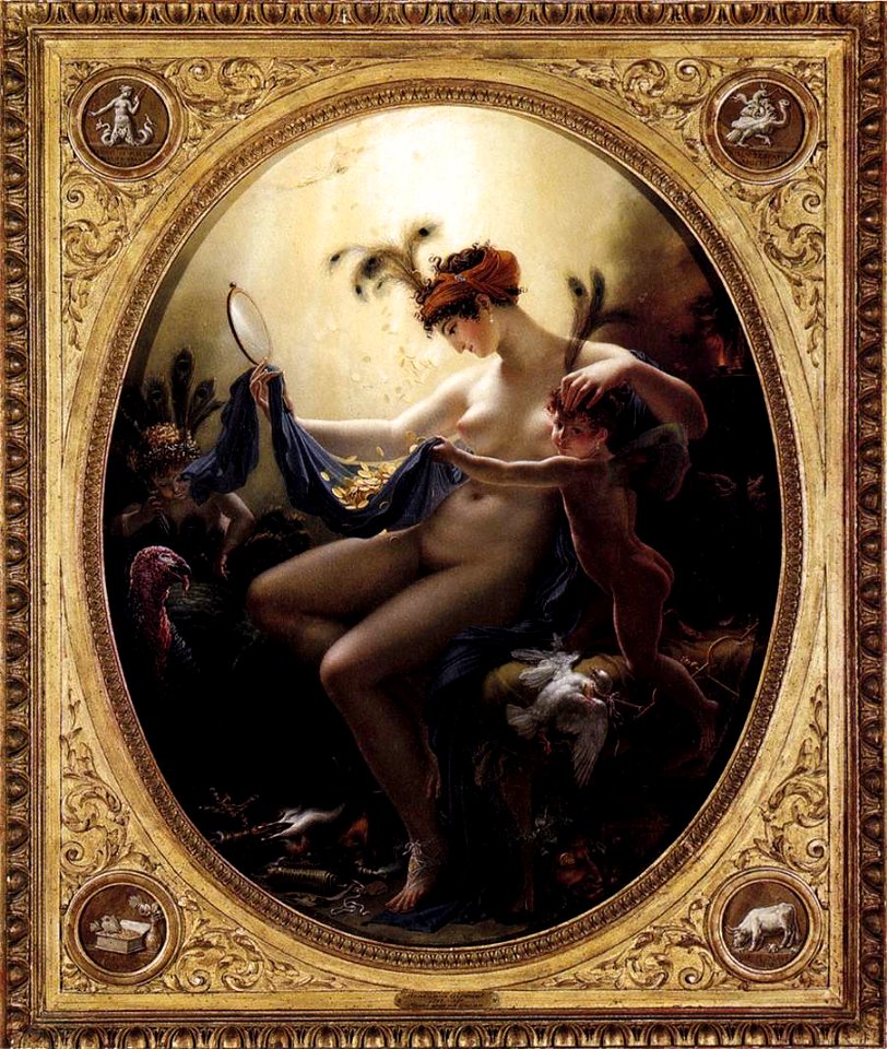 Anne-Louis Girodet De Roucy-Trioson - Mademoiselle Lange as Danaë - WGA09510
