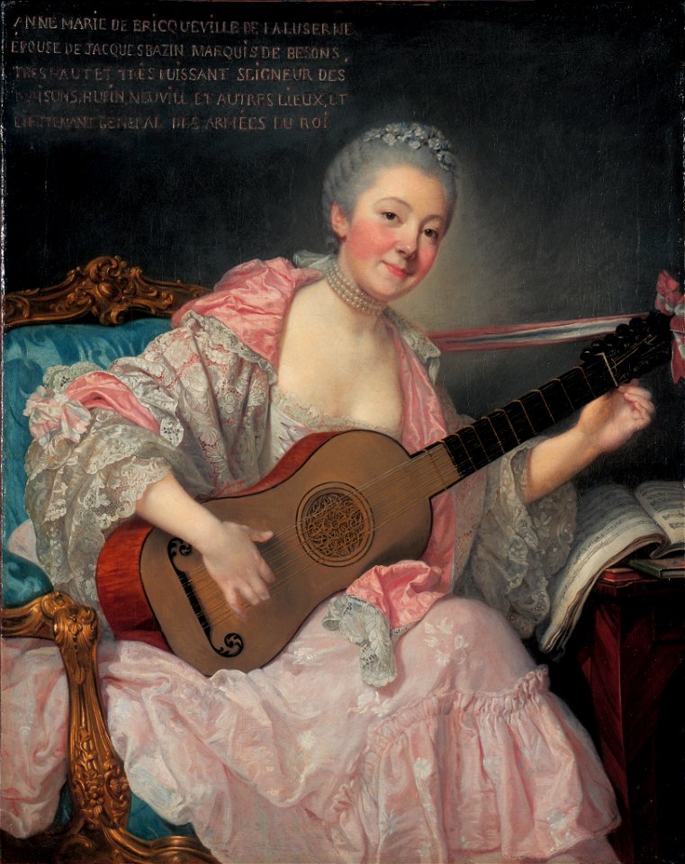 Anne-Marie de Bricqueville de Laluserne, Marquise de Bezons, by Jean-Baptiste Greuze