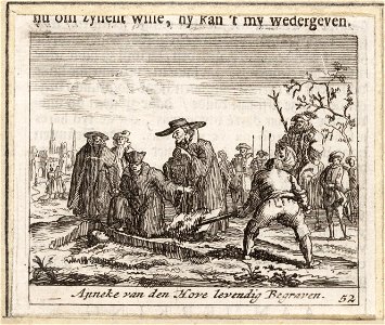 Anneke van den Hove levendig begraven, objectnr A 42012