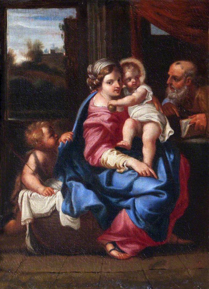 Annibale Carracci (1560-1609) (after) - The Holy Family with Saint John the Baptist - 436109 - National Trust
