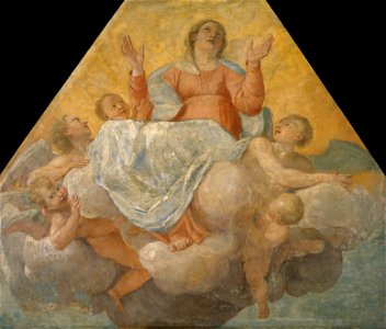 Annibale Carracci - Assumption of the Virgin - Google Art Project. Free illustration for personal and commercial use.